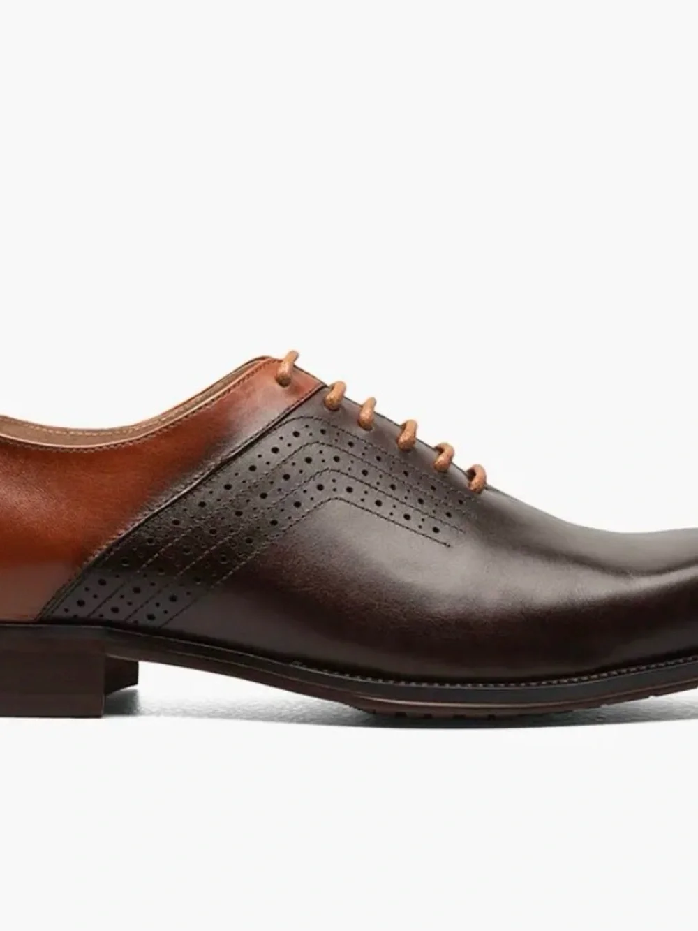 HALLOWAY Plain Toe Oxford / BRN Multi